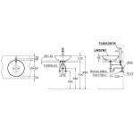 TOTO LW578J 圓形台上洗臉盆